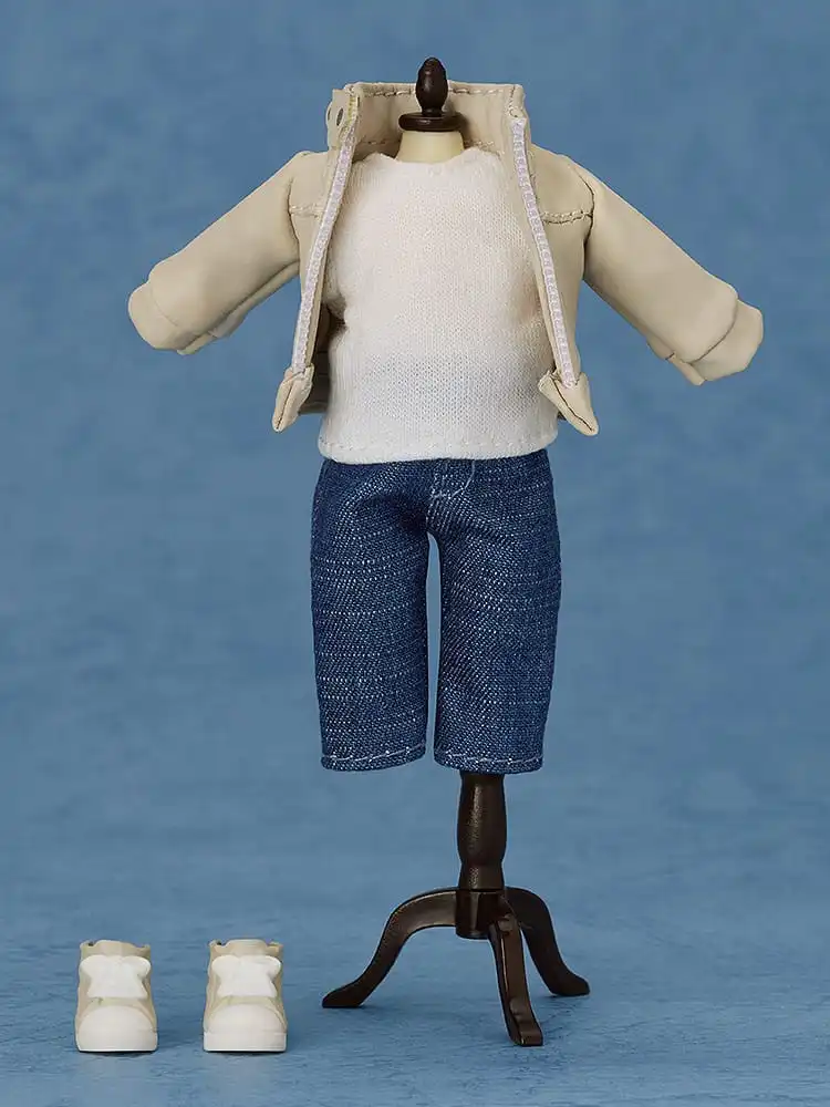 Nendoroid Doll Figures Outfit Set: Leather Jacket (Ivory)